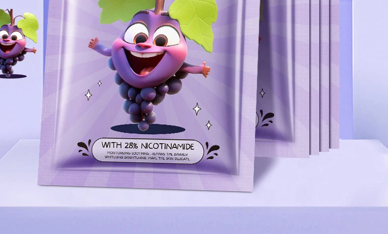 8pcs SADOER Fresh Fruits Face Mask Facial skincare Moisturizing Brightening Firming Hydrating Facial Masks for Face Skin Care Viralgem Store