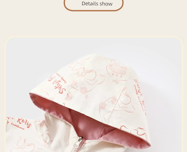 Women's Spring and Autumn Hooded Girl Infant Clothes and Coat Viralgem Store