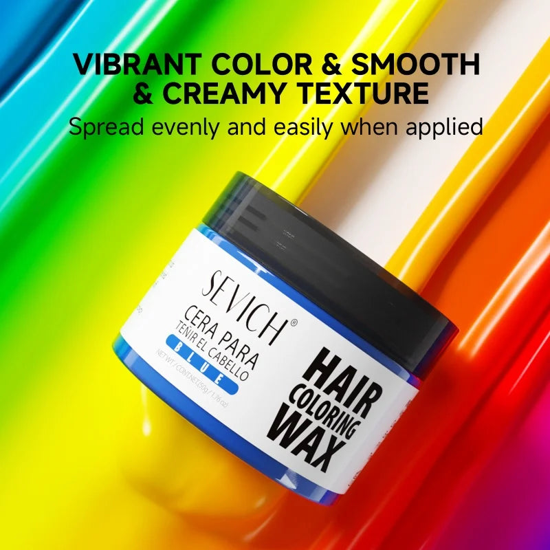 Temporary Hair Color Wax 13 Colors Hair Styling Hair Dyeing Paste Long Lasting Hair Dye Mud Kids Diy Hair Colour Cream Wax 50g Viralgem Store