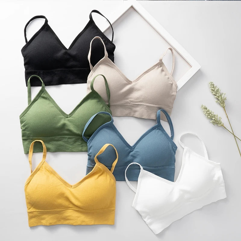 Women Tank Top Push Up Bra Tube Tops Seamless Brassiere Crop Top SexyIntimates Lingerie for Female Underwear Backless Bralette Viralgem Store