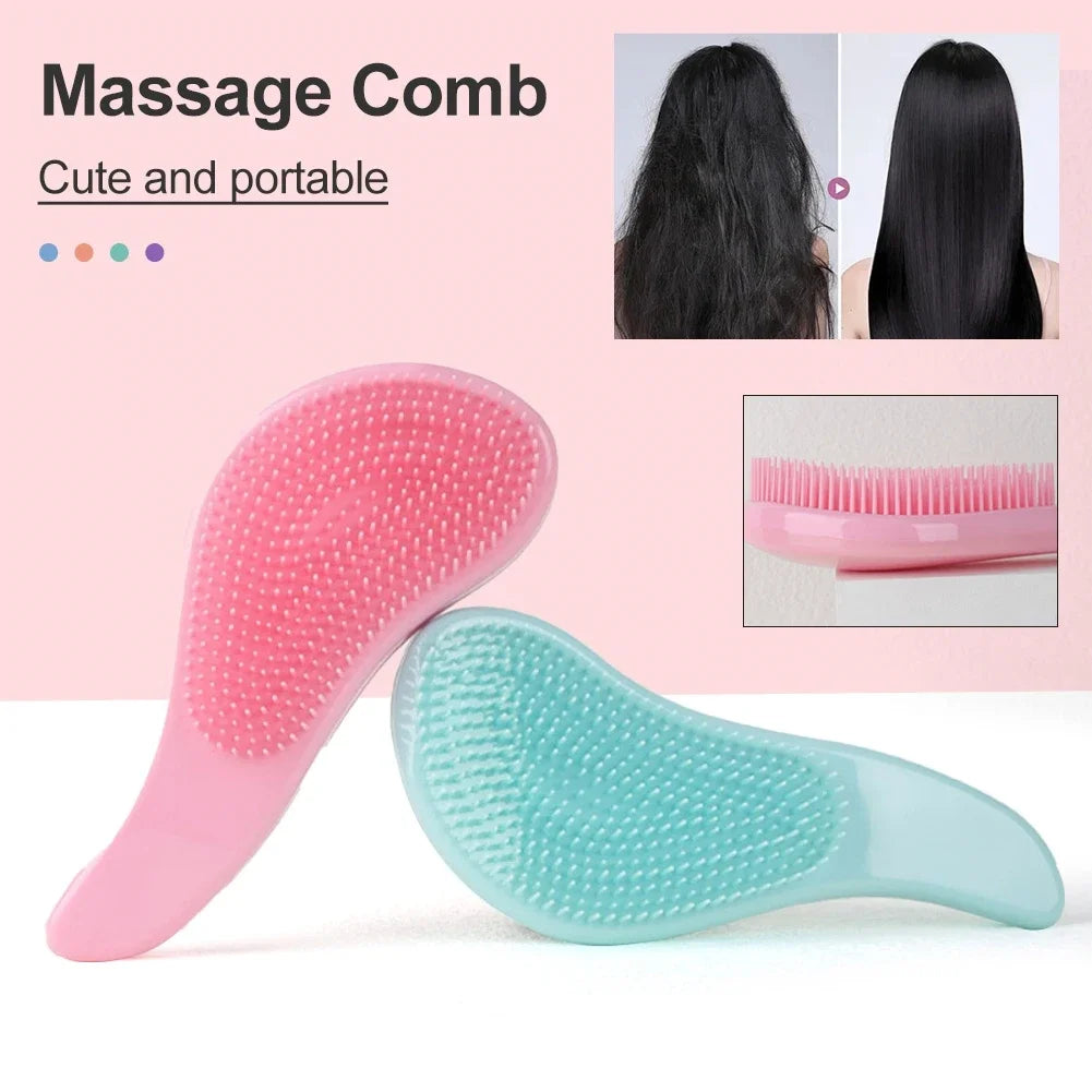 1pc Magic Detangling Comb Anti-static Massage Hair Brush Tangle Detangle Air Cushion Hair Brush Salon Barber Hair Styling Tools