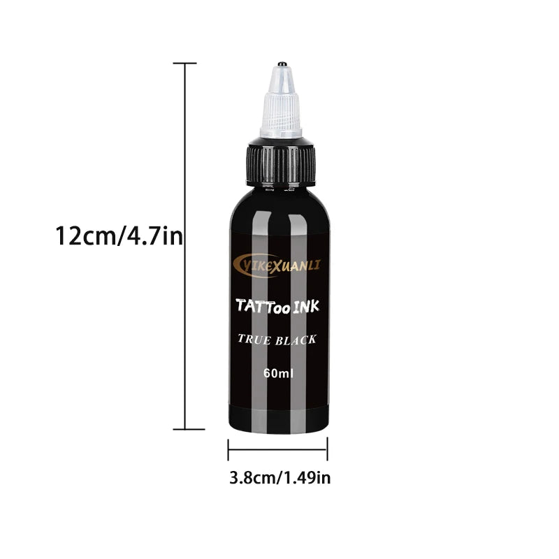 60ml red/black Tattoo Ink Pigment with box Body Art Tattoo Kits Professional Beauty Paints Makeup Tattoo Supplies Semi-permanent Viralgem Store