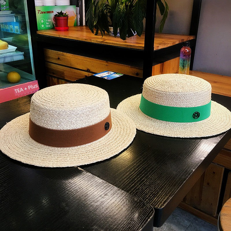 Straw Hat Handmade Female Stylish Beach Natural Raffia