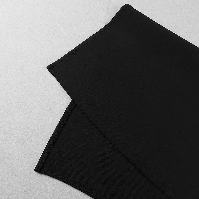 TWOTWINSTYLE Sexy Two Piece Set Women Halter Sleeveless Open Back Top High Waist Pleated Maxi Skirt Slim Women's Suit Summer New