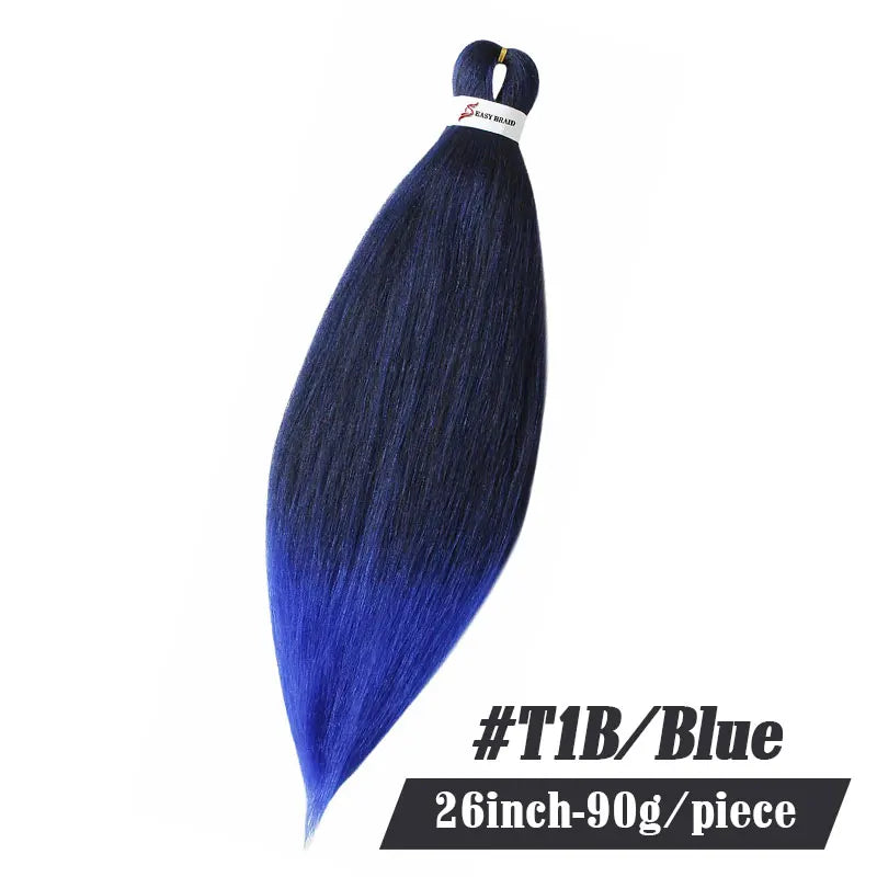 90G Yaki Synthetic Braiding Hair Jumbo Pre Stretched Hair Extensions For Women Kanekalon Curly Crochet Hair Braids Passion Twist