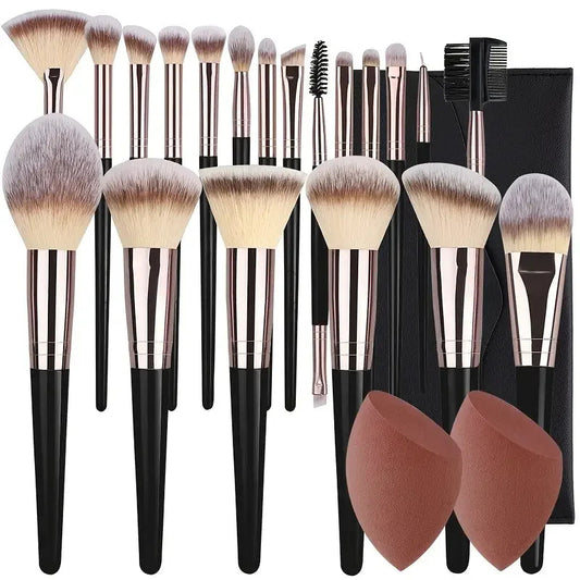 3-20PCS Makeup Brushes Set Soft Fluffy Eyeshadow Foundation Concealer Blending Blush Brush Kabuki Professional Women Beauty Tool Viralgem Store
