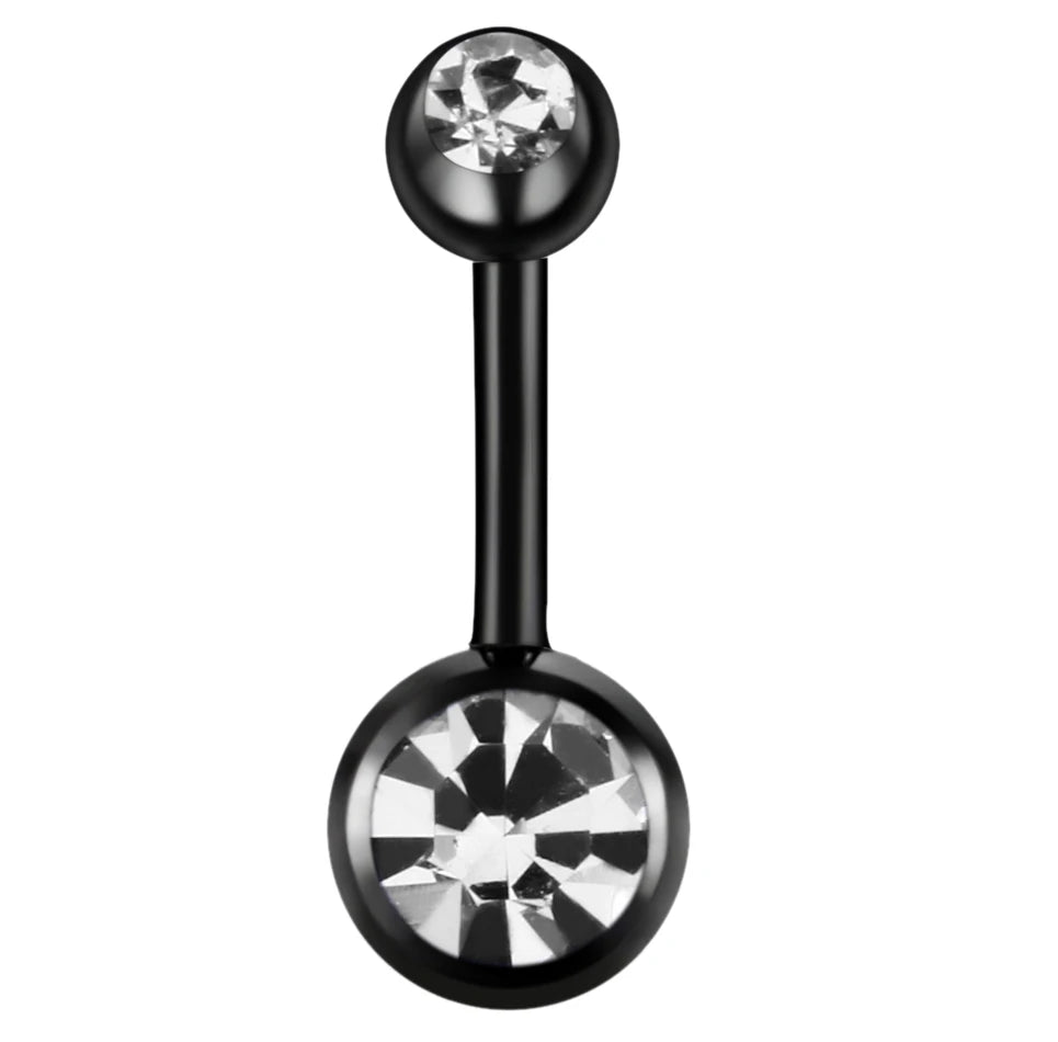 1PC Stainless Steel Belly Button Piercing Body Jewelry Women Cubic Zirconia Drop Dangle Earring Navel Piercing ombligo