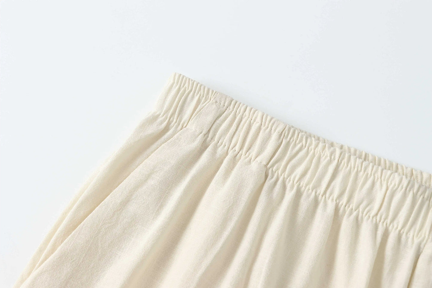 TRAFZA 2024 Women Fashion Solid Shirt Pant Set Asymmetric Laced Up Blouse Top+Elastic Waist Loose Wide Leg Pant 2 Piece Suits