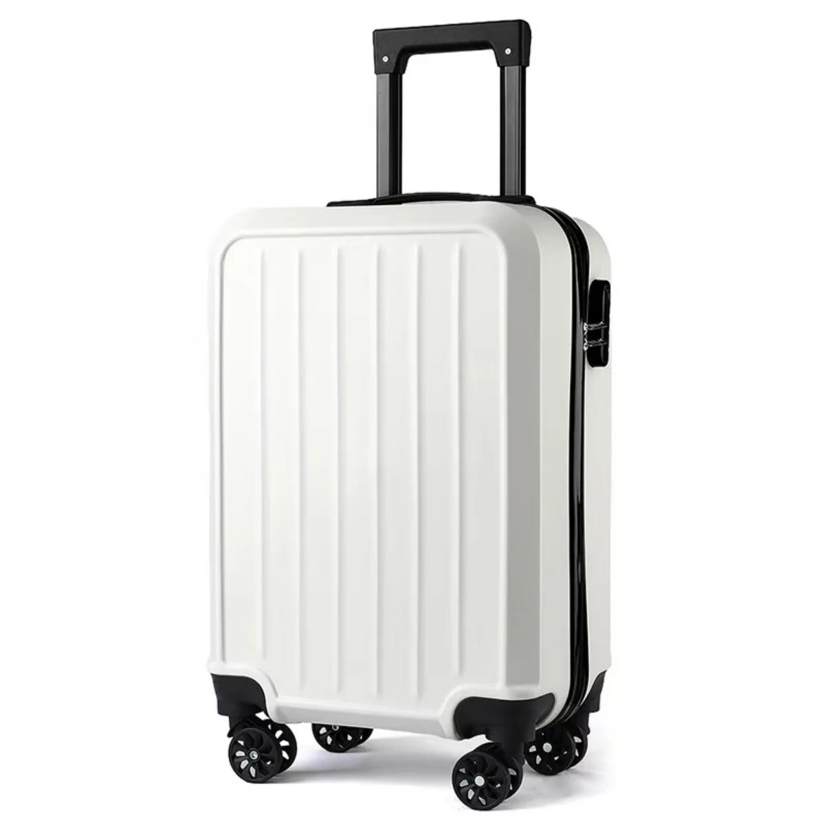 1 Piece, Pp Compression-Resistant and Resilient Material, 20inch Carry-On Suitcase, Luggage Suitcase, Trolley Suitcase, Spinner Wheels, Combination Lock, Candy Color Viralgem Store