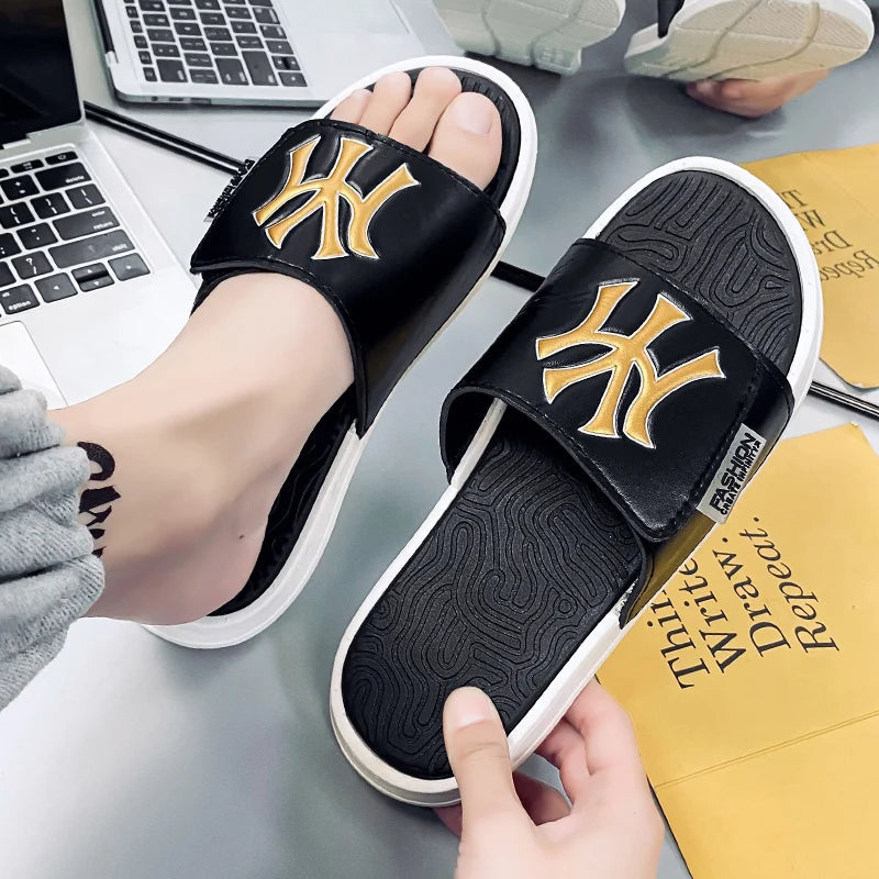 Women's Slippers Men Non-slip Slippers Summer Comfortable Beach Sandals Couple Thick Bottom Shoes Pillow Slippers 2023 Viralgem Store