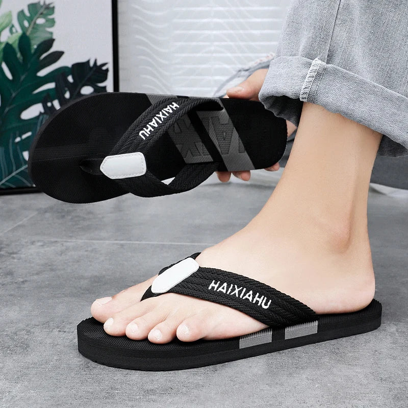 2024 new summer men's ultra-light EVA sole fashion comfortable sandals flip-flops