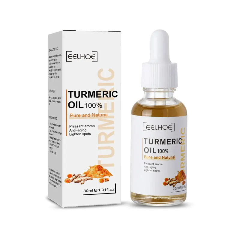 Turmeric Essential Oil Facial Repair Serum Anti-Wrinkle Lifting Firming Face Moisturiz Brighten Essence for Dark Spot Corrector