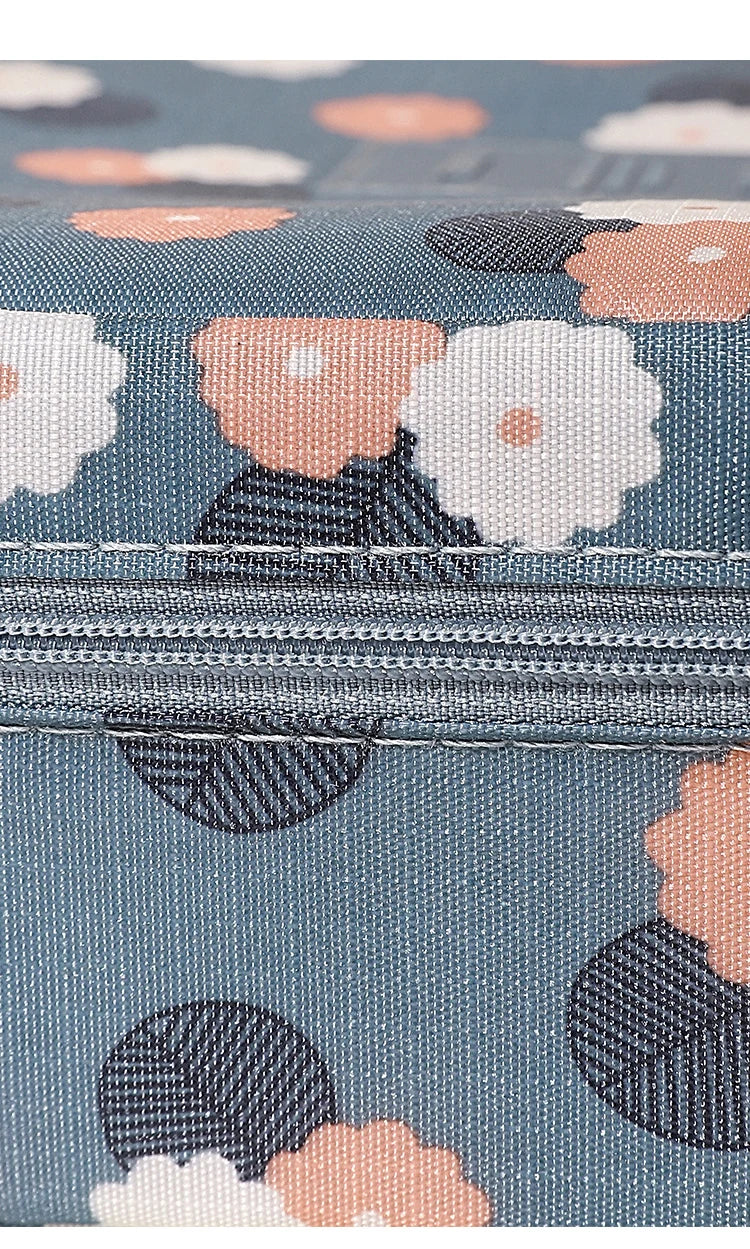 Travel Organizer Women Portable Toiletries Organizer Cosmetic Bag Girls Multiple Compartments Waterproof Make Up Storage