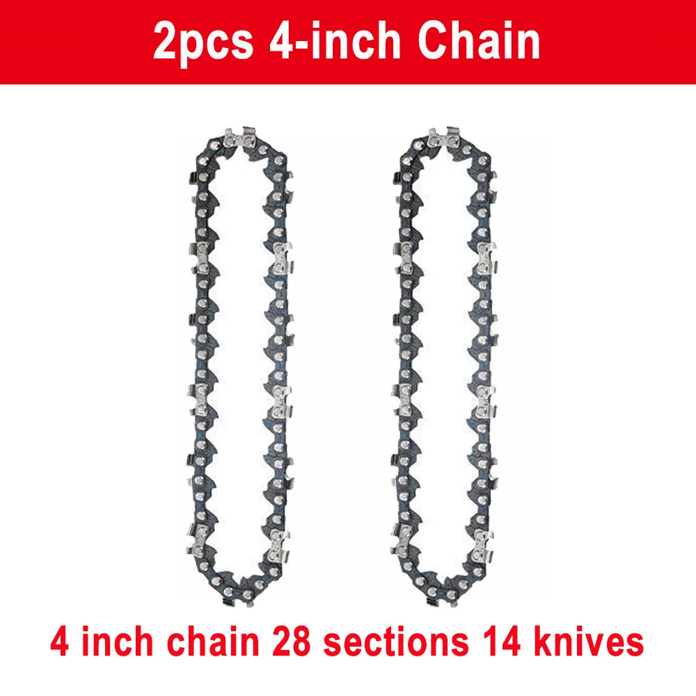 4/6/8/10 Inch 1/4 Chainsaw Chain Guide Portable Electric Saw Mini Chainsaw Logging Saw Blade Pruning Chain Saw Chain Accessories