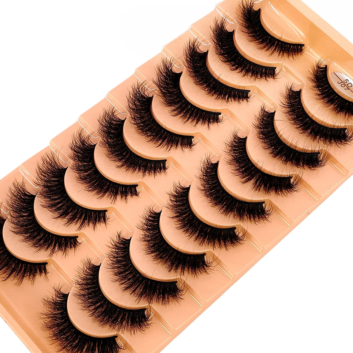 10 Pairs 3D Faux Mink Lashes Fluffy Soft Beauty Wispy Natural Short False Eyelashes Curly lashes Makeup Classic Thick eyelashes
