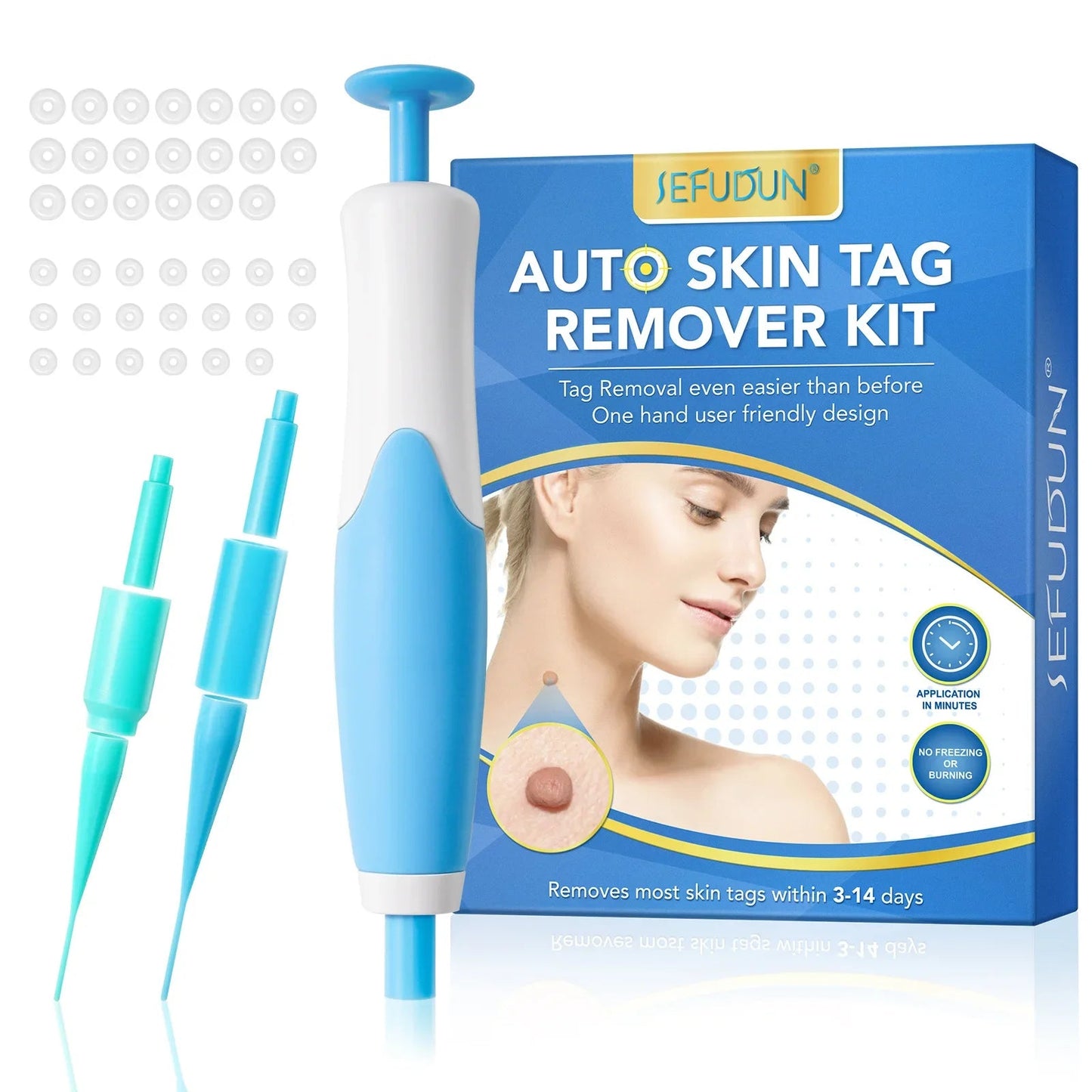 2 IN 1 Auto Micro Skin Tag Remover Device Standard And Micro Skin Tag Removal Kit Adult Mole Wart Remover Face Care Beauty Tools Viralgem Store