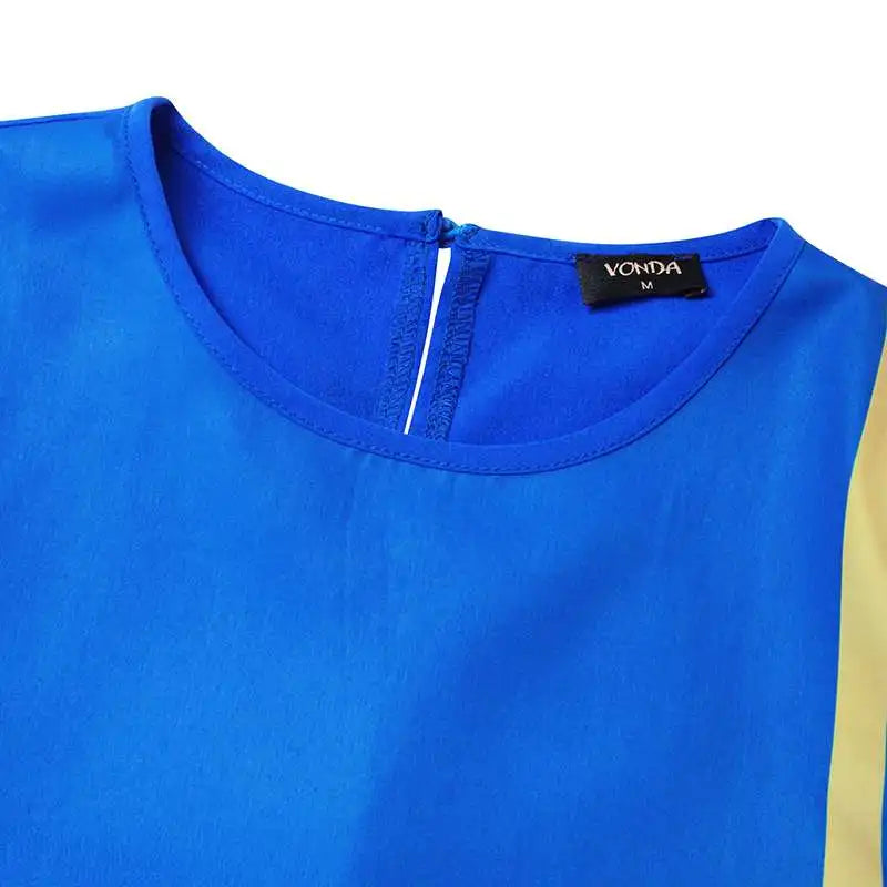 2024 VONDA Bohemian Vintage Printed Pant Sets Autumn Women Elegant Suits Fashion Long Sleeve Tops and Trousers Casual Loose 2PCS