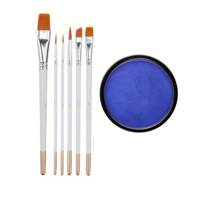 30G Water Solubility Monochromatic Body Paint Black And White Makeup Face Paint Halloween Party Waterproof Makeup Body Painting