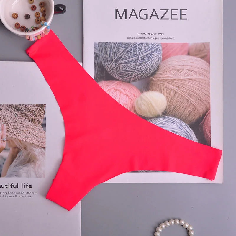 2pcs Sexy Lingerie Seamless Women G-string Underwear Ladies Panties Lingerie Bikini Pants Tanga Thong Intimatewear Briefs