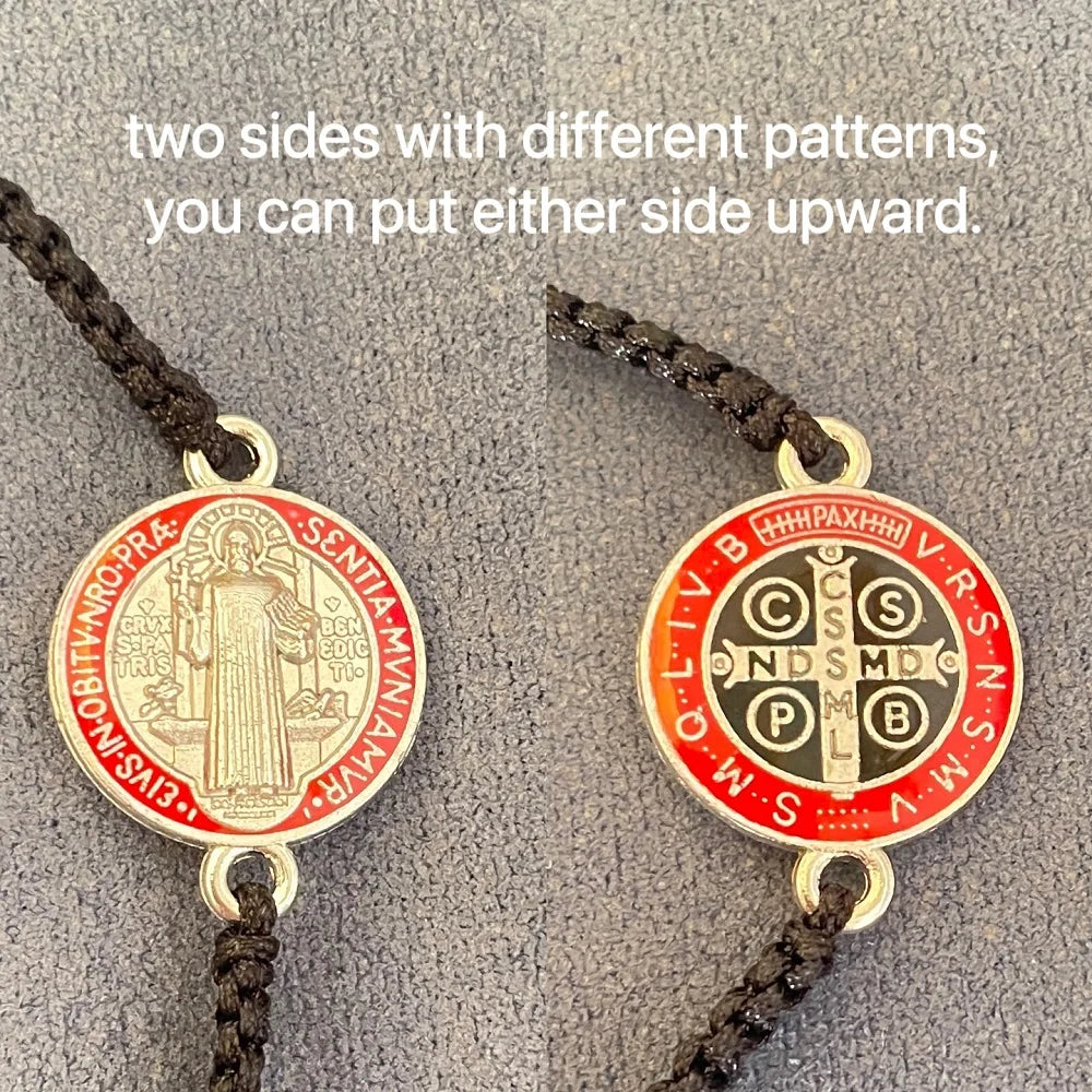 W.W.J.D. | WWJD Woven Bracelets San Benito Medal Bracelet Adjustable Stacking Jewelry