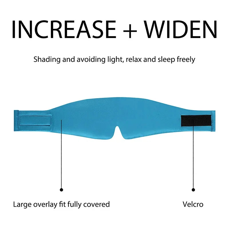 3D Memory Real Silk Sleep Mask Patches Face Sleeping Mask Eyeshade Shading Breathable Eye Mask Sleep Aid Anti Snore Eye Patch Viralgem Store