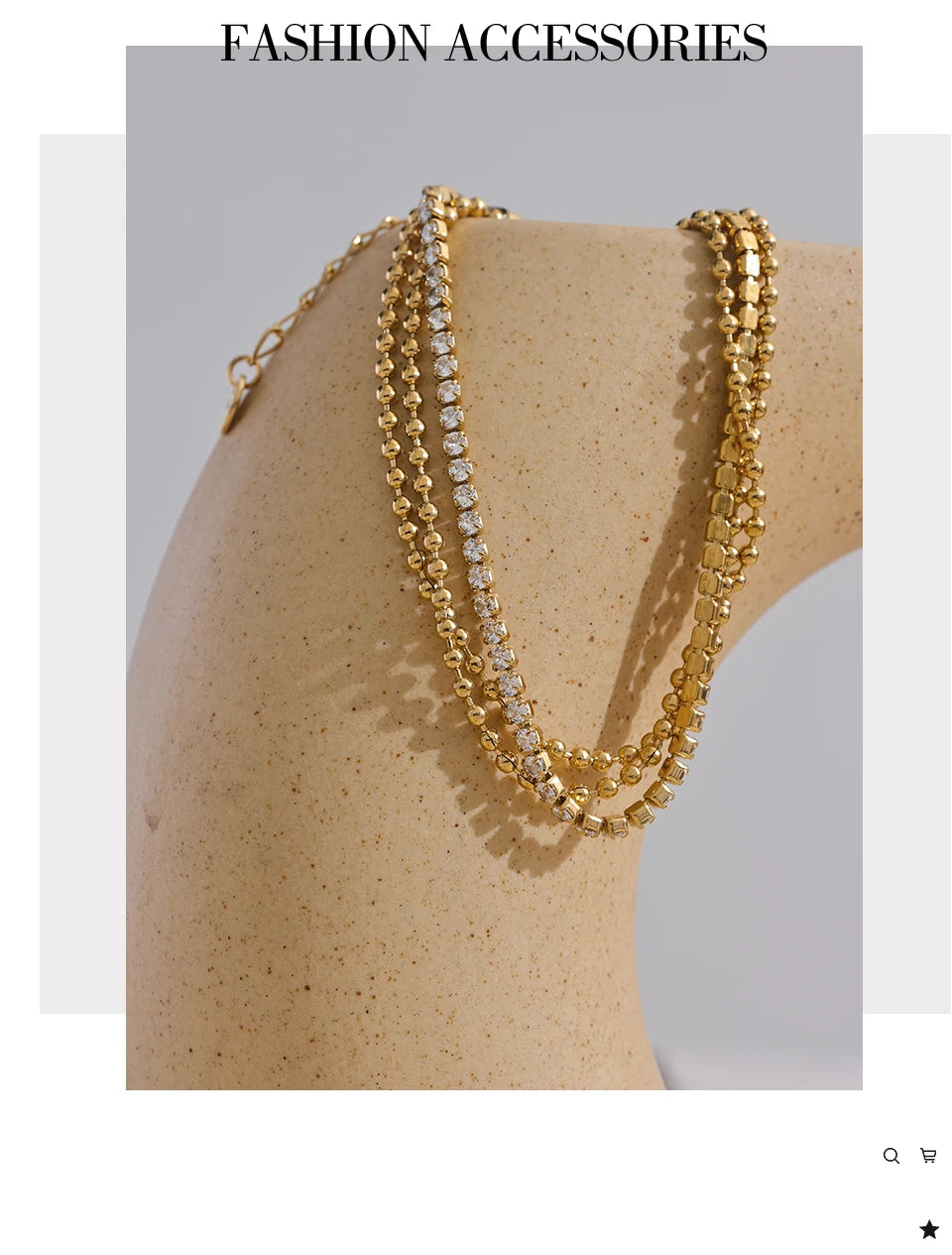 Yhpup Trendy Stainless Steel Cubic Zirconia Chain Layered Bracelet Bangle for Women High Quality Fashion Jewelry Bijoux Gift Viralgem Store