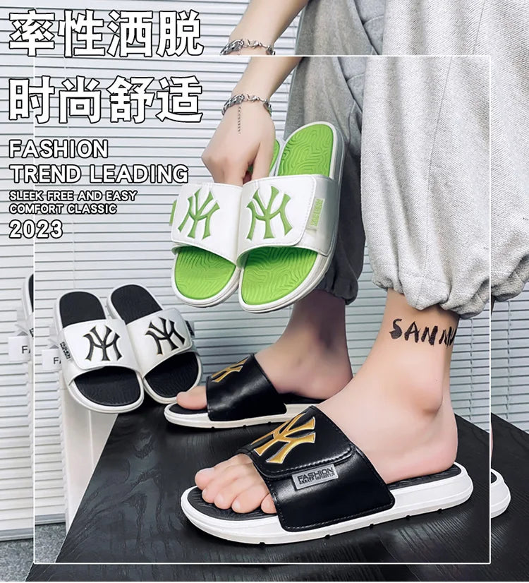 Women's Slippers Men Non-slip Slippers Summer Comfortable Beach Sandals Couple Thick Bottom Shoes Pillow Slippers 2023 Viralgem Store