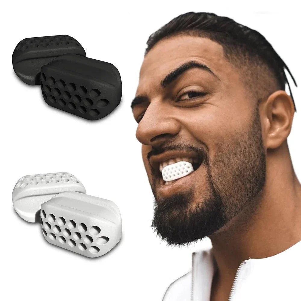 2PCS Silicone Jaw Exerciser Facial Toner & Jawline Fitness Ball Neck Toning Equipment Facial Beauty Tool Double Chin Exerciser Viralgem Store