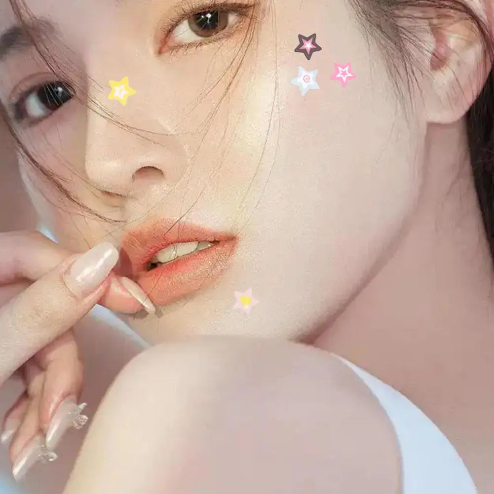 1PC Colorful Star Shaped PE Pimple Patches Acne Invisible Removal Skin Care Stickers Concealer Face Spot Beauty Makeup Tools