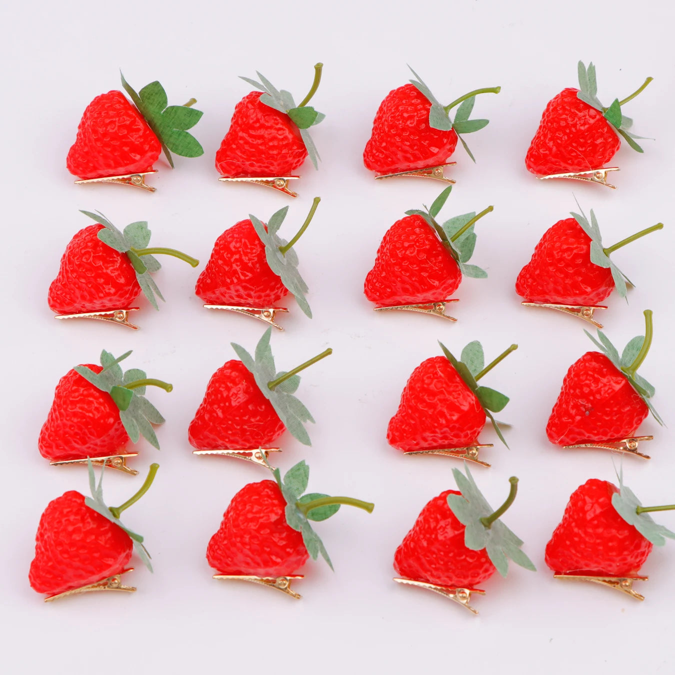 10/20/50/100Pcs/Lot Fashion New Style Cute Funny Fruit 3D Children Hairpin Women Girls Beautiful Duckbill Clip Headwear Gifts Viralgem Store