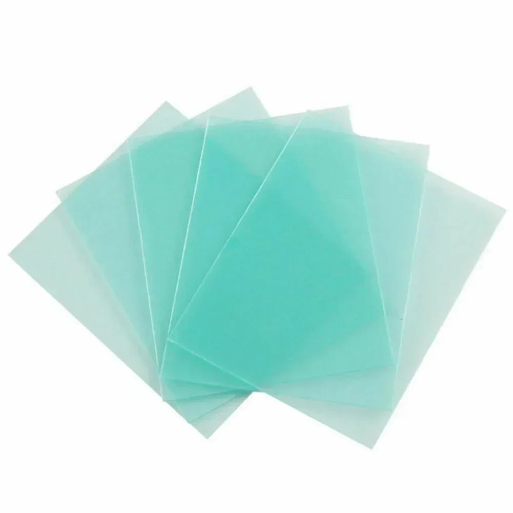 10 PCS Welding Protective Lens PC Plastic Plate Cover Green Clear Screens Welding Helmet Welding Filter