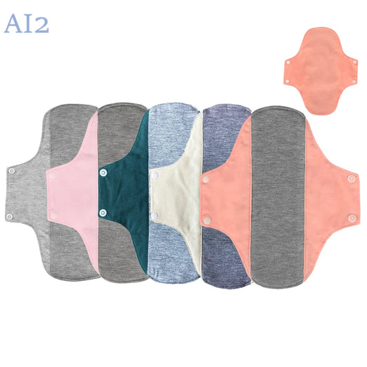 3Pcs Washable Graphene Menstrual Cloth Pads Set 19G 20*23Cm Reusable Soft Panty Liner Sanitary Pad Women Period Panties Pad