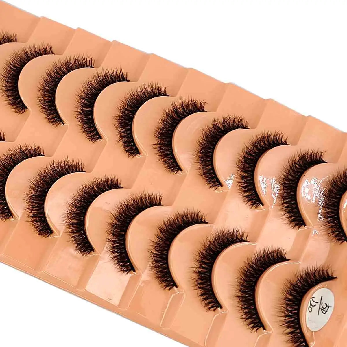 10 Pairs 3D Faux Mink Lashes Fluffy Soft Beauty Wispy Natural Short False Eyelashes Curly lashes Makeup Classic Thick eyelashes