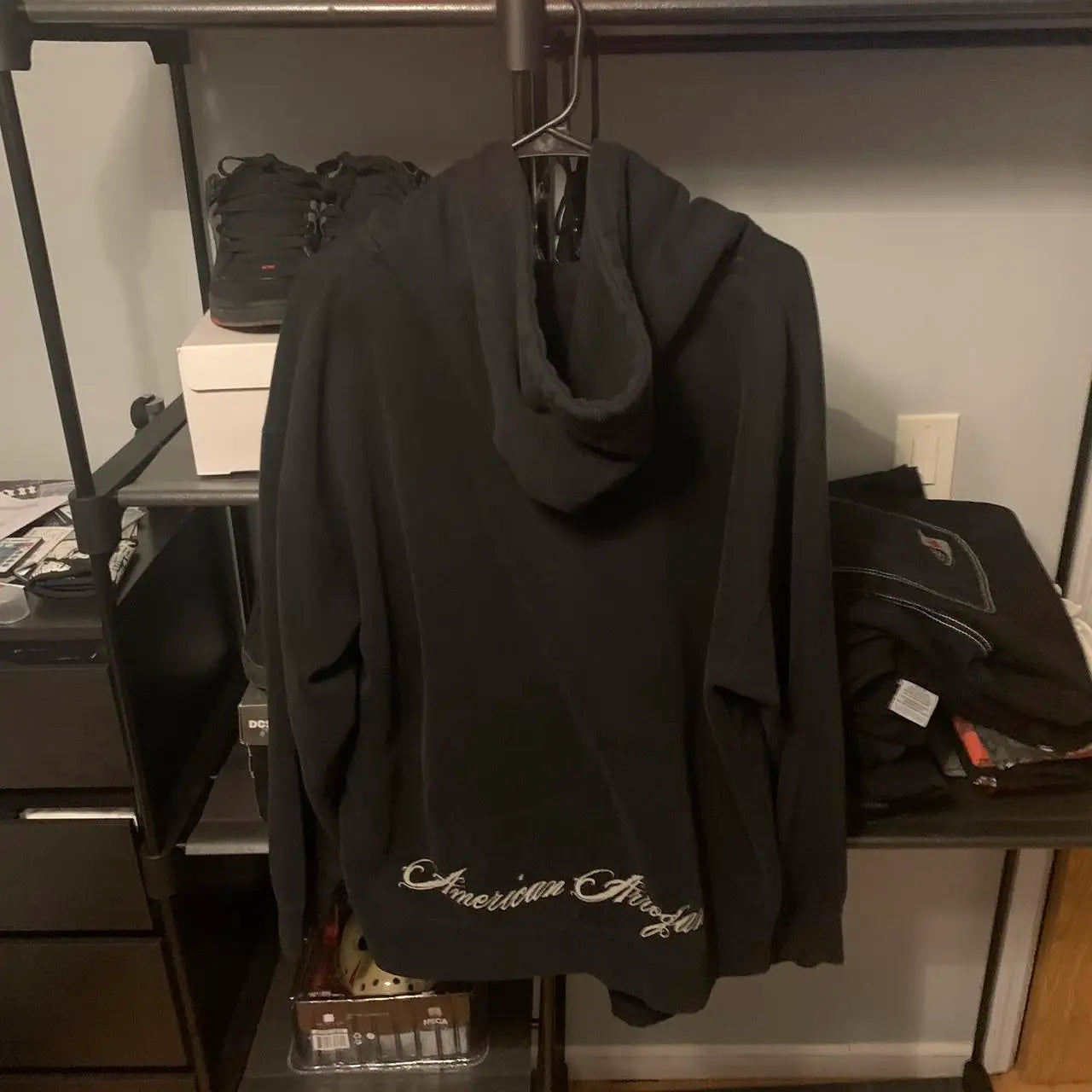 Tapout Zipper Hoodie Y2K Streetwear Harajuku Hip Hop Letter Print Oversized Hoodie Sweatshirt Mens Womens Punk Rock Jacket Coats