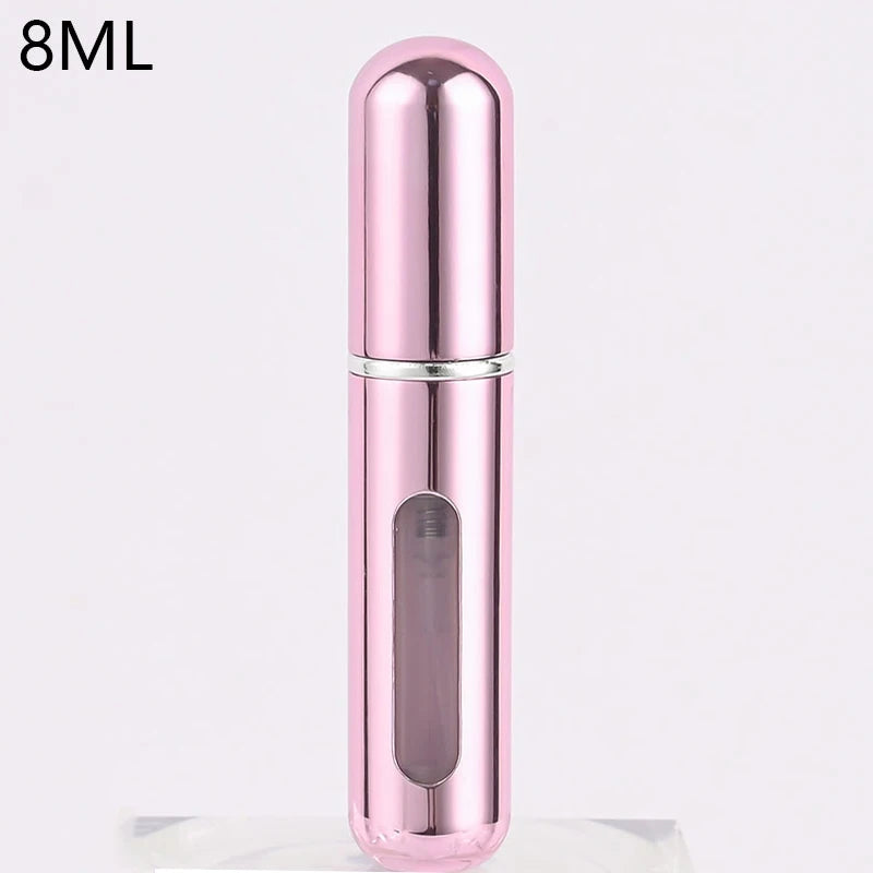 8/5ml Perfume Atomizer Portable Liquid Container For Cosmetics Traveling Mini Aluminum Spray Alcochol Empty Refillable Bottle