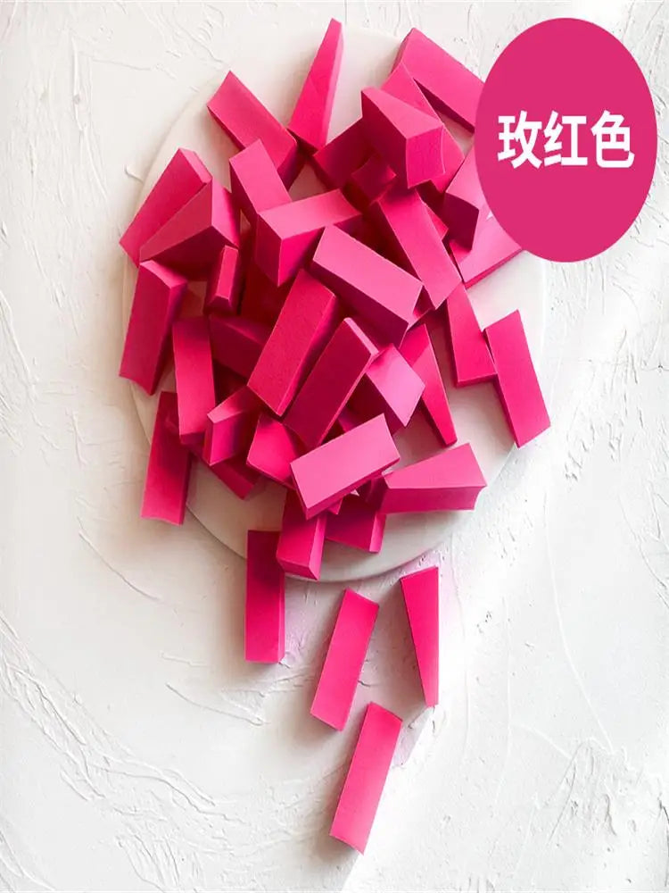 50 Pieces Makeup Sponge  For Face Curve Blending, Latex Free, Small Wedge Shaped Smooth Apply Beauty Sponge Applicator