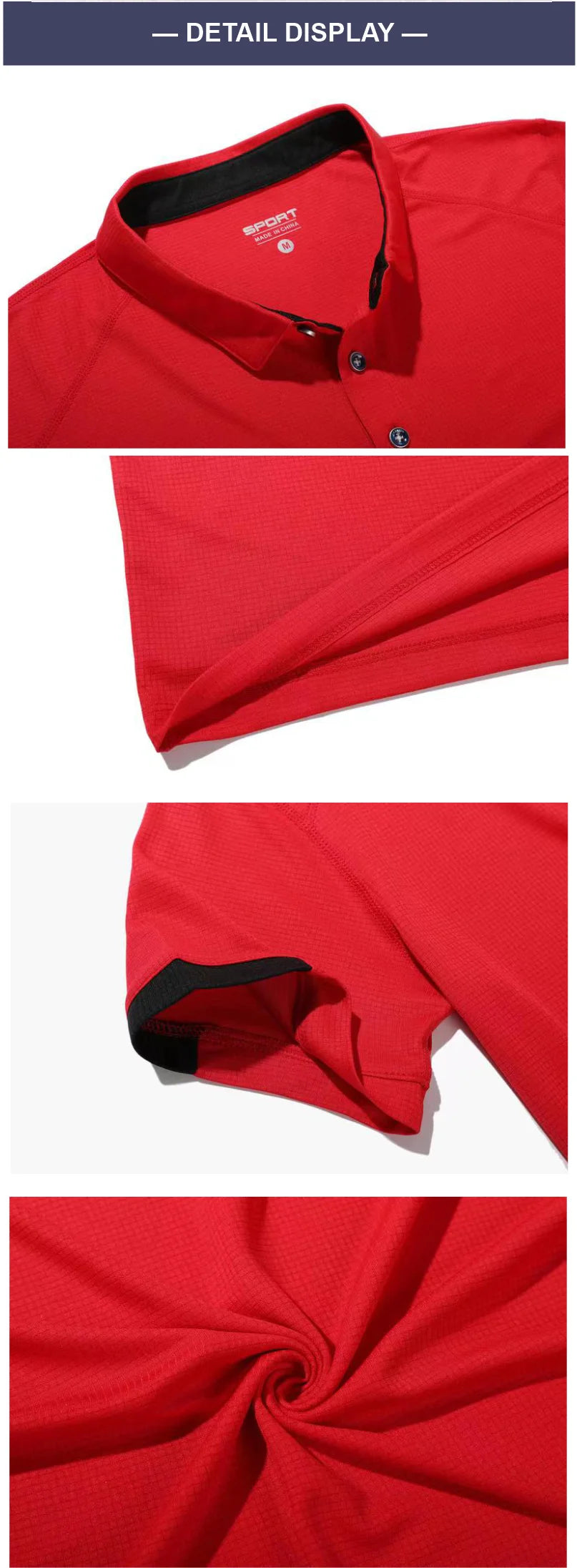 2023 Quick-drying Sports Polo Shirt Custom Design Company Brand Logo/Print Embroidery Breathable Lapel Short Sleeve Tops S-4XL