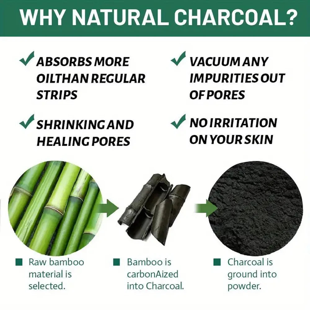 Unisex Deep Cleansing Nose Strips for Acne & Blackhead Removal Shrink Pore Nose Black Head Stickers Skin Care Patch