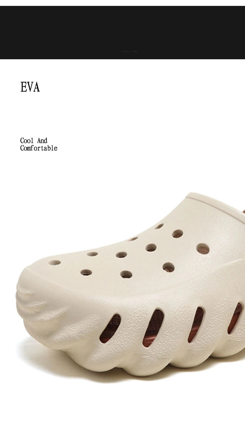 2024 Unisex Casual Slippers Fashion Men Flip flops EVA Garden Slippers Outdoor Beach Men Shoes Indoor House Home Shoes Summer Viralgem Store