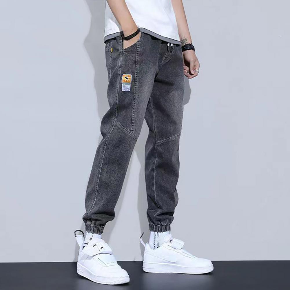 2023 Spring Summer Cotton Jogger Pant Men Pants Harajuku Cargo Jeans Casual Harem Denim Korean Hip Hop Sweatpants Male Trousers