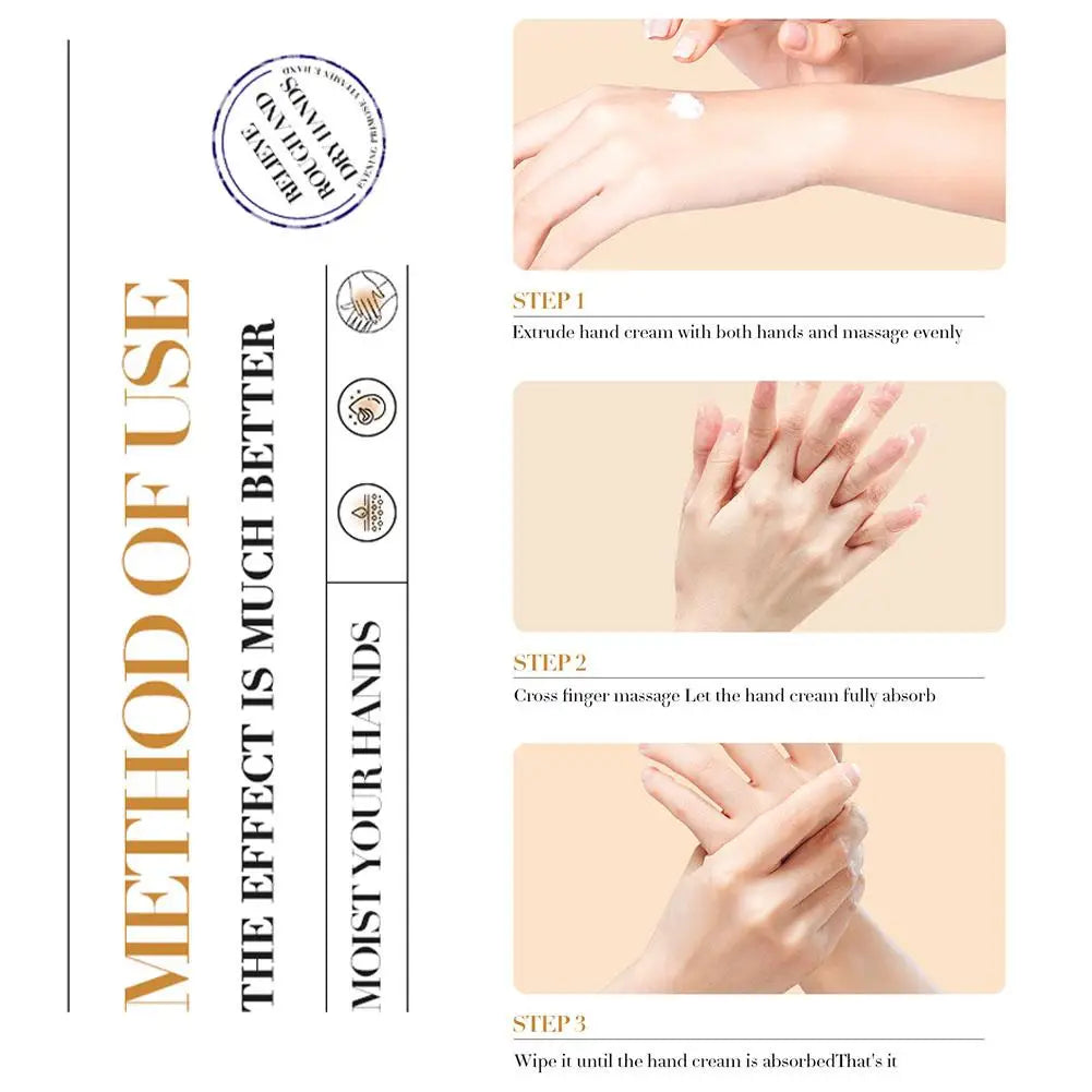 30g Hand Cream For Collagen Essence Anti-Aging Anti-crack Repair Moisturizing Anti-wrinkle Nourish Exfoliating Calluses Handcare Viralgem Store