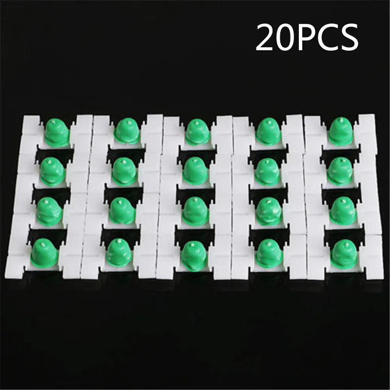 20*Car Door Bumper Strips Car Exterior Door Fender Moulding Trim Clip Car Door Guard Protector For BMW E36 E46 323 325 328 330