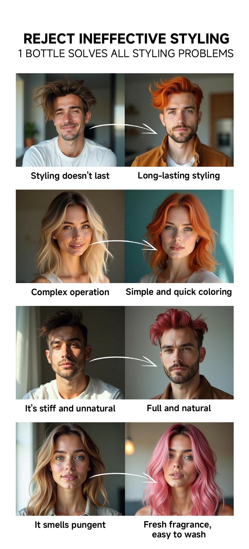 13 Colors Temporary Hair Color Wax Long Lasting Easy To Wash Hair Dye Mud Kids Diy Hair Colour Cream Party Hair Mud Hair Styling