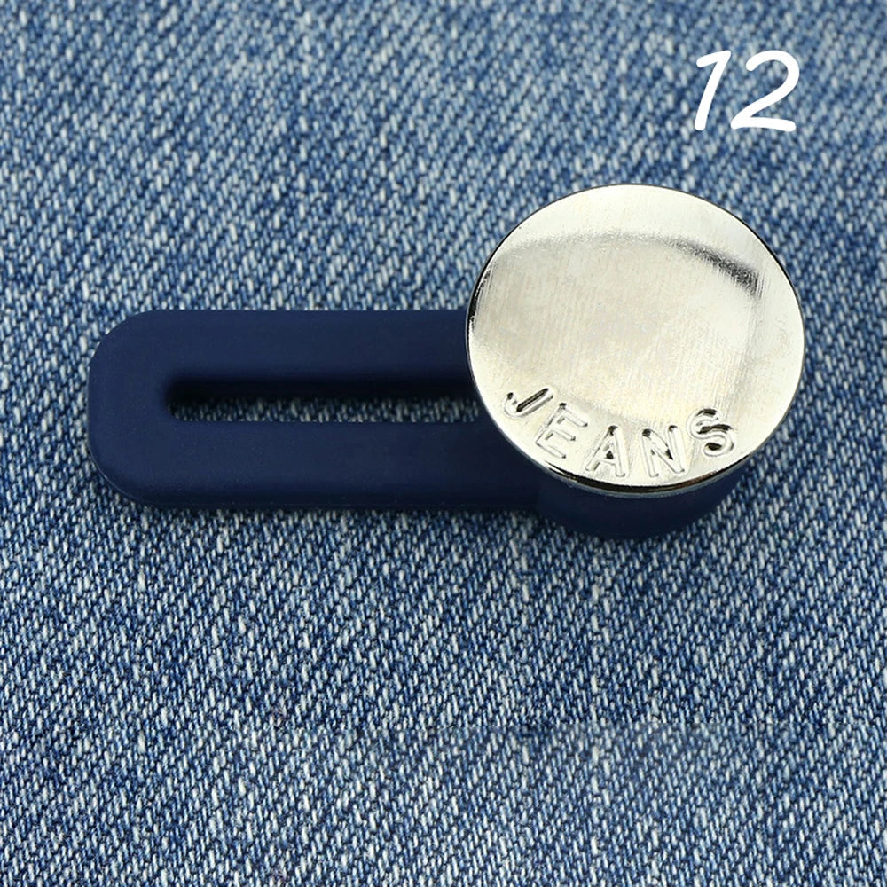 Adjustable Letter Star Elastic Clothing Retractable Buckle Buttons Jeans Extended Button Waist Fastener Waistline Increase Viralgem Store