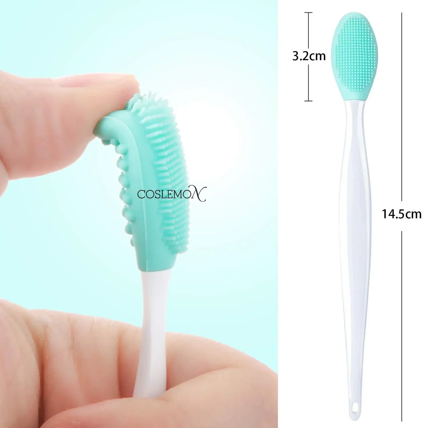 1/3pcs Silicone Cleansing Brush Beauty Skin Care Wash Face Blackhead Removal Scrub Soft Deep Cleaning Exfoliator Cleanser Tool