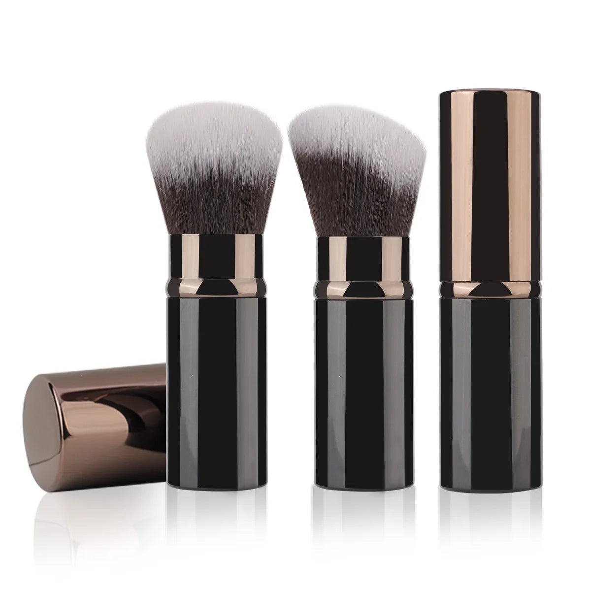 1/2pcs Professional Makeup Brushes Retractable Blusher Powder Foundation Face Concealer Kabuki Makeup Brush Cosmetic Tools
