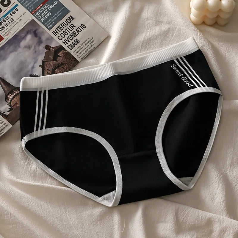 Women Panties Women Sexy Low Rise Briefs Sports Female Solid Color Breathbale Underwear Soft Lingerie