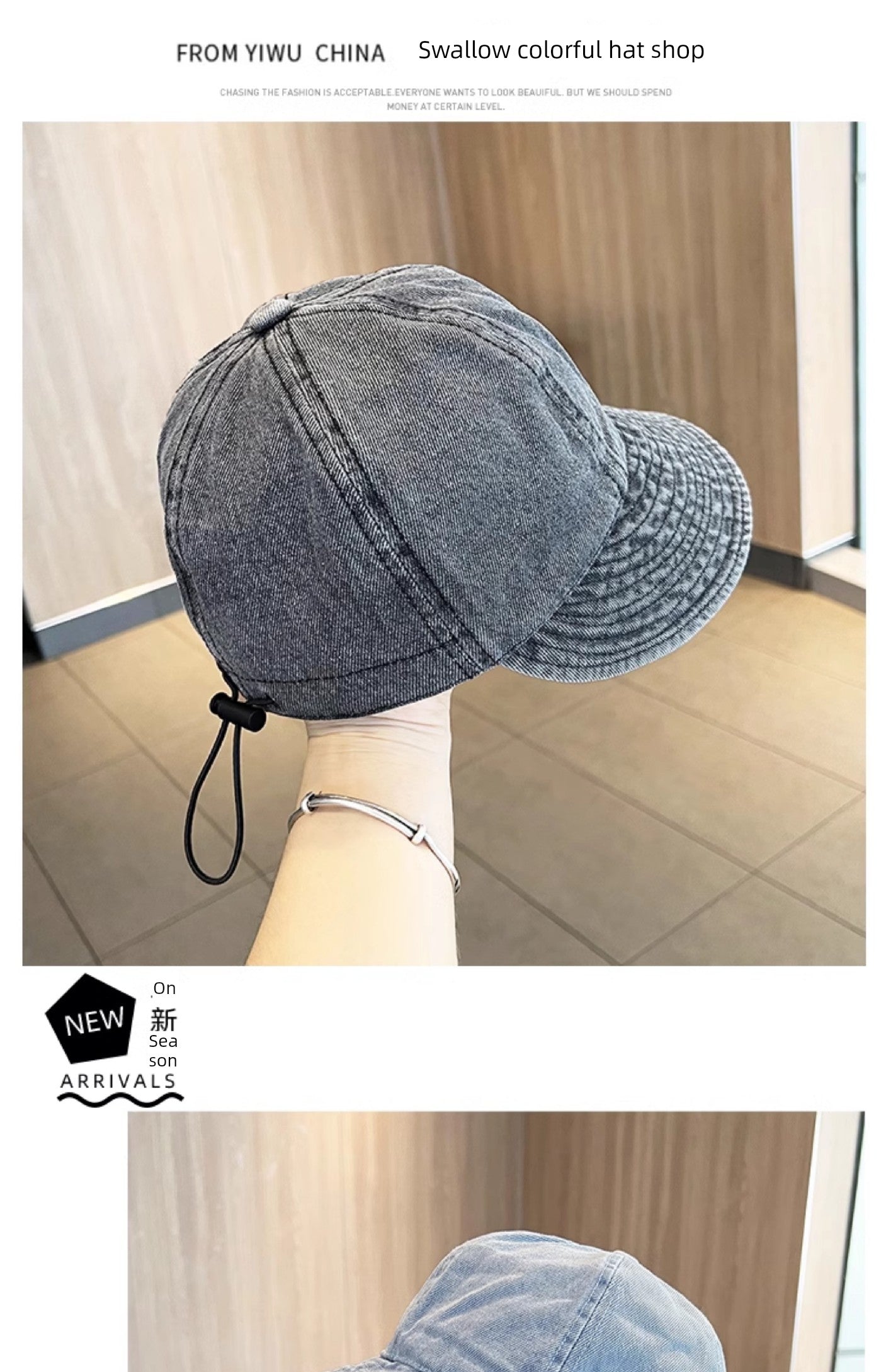 Sun Hat Denim Women Foldable Easiest for Match Peaked Cap Viralgem Store
