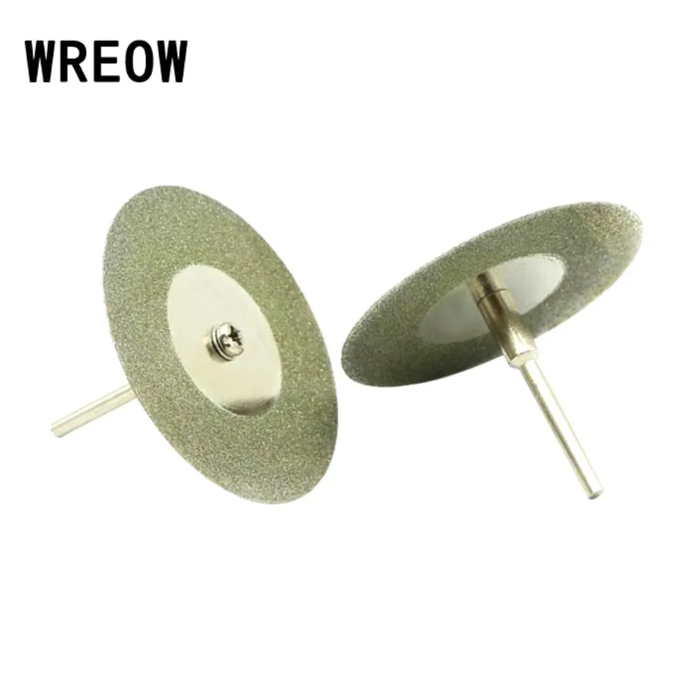 10PCS 50mm mini cutting disc Diamond Coated Grinding Polishing Rotary Grind Disc saw Blade Cutting Cut Off Wheels Disc Tools Viralgem Store