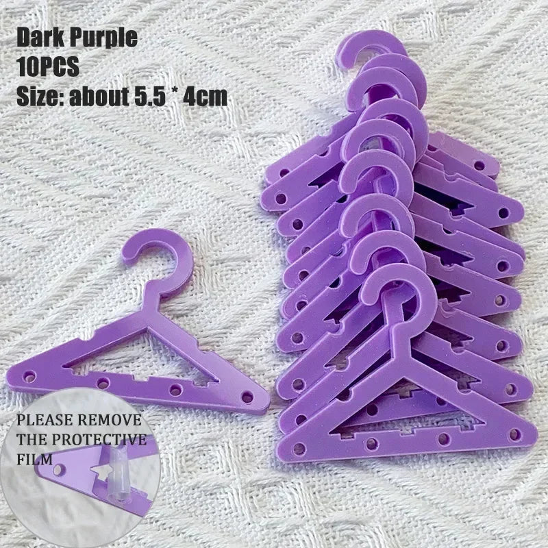 8pcs Hangers Earring Jewelry Hanger Display Stand Acrylic Organizer Creative Coat Hanger Shape Tabletop Ear Stud Jewelry Storage Viralgem Store